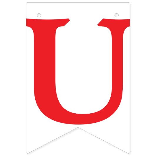 GEWOON INGESTELDE, rode tekst - hart, ring, en Pij Vlaggetjes (Tweede vlag)