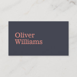 Gewoon inkwell verbrand koraal Visitekaartje