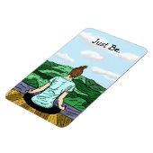 Gewoon Inspirerende Yoga Natuur Magneet (Linkerzijde)