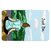 Gewoon Inspirerende Yoga Natuur Magneet (Horizontaal)