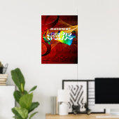 Gewoon instrumentale jam poster (Thuiskantoor)