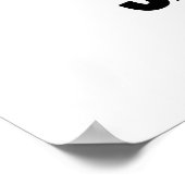 Gewoon Jammin Funny Rocker Jam Pun Poster (Hoek)