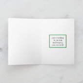 Gewoon je controleren | Cute Squirrel Foto Kaart (Binnen)