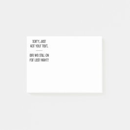 Gewoon Jouw tekst Post-it® Notes