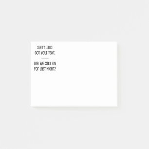 Gewoon Jouw tekst Post-it® Notes