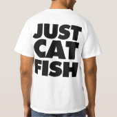 Gewoon kat vis t-shirt (Achterkant)