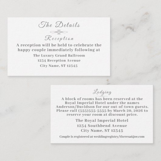 Gewoon katholieke behuizing Kaart (Voorkant / Achterkant)