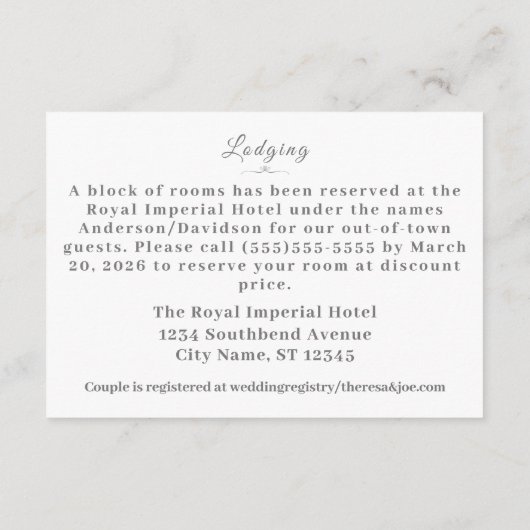 Gewoon katholieke behuizing Kaart (Achterkant)