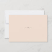 Gewoon katholieke bruiloft RSVP kaartje (Achterkant)