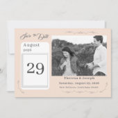 Gewoon katholieke bruiloft save the date (Voorkant)