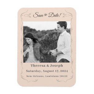 Gewoon katholieke bruiloft uitnodiging magneet