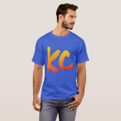 Gewoon KC rood vervagen T-shirt (Voorkant volledig)