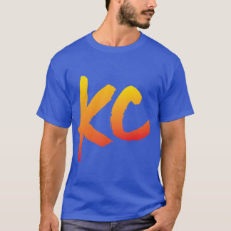 Gewoon KC rood vervagen T-shirt