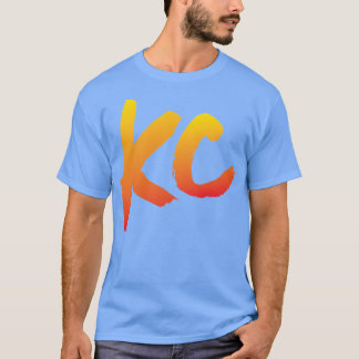 Gewoon KC rood vervagen T-shirt