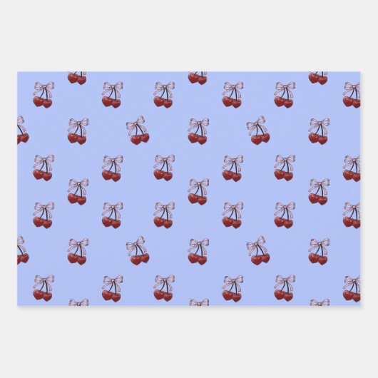 gewoon kersen inpakpapier vel (Voorkant 3)