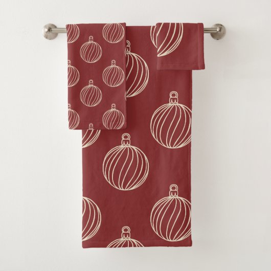 Gewoon kerstCollectie - Bauble Bad Handdoek (Insitu)