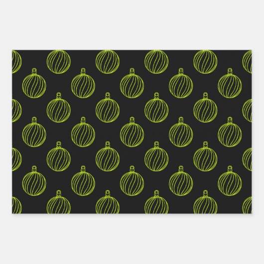 Gewoon kerstCollectie - Bauble Inpakpapier Vel (Voorkant)