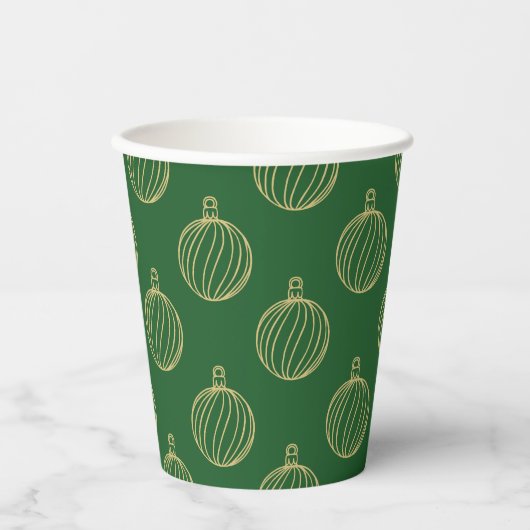 Gewoon kerstCollectie - Bauble Papieren Bekers (Voorkant)