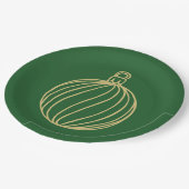 Gewoon kerstCollectie - Bauble Papieren Bordje (Gekanteld)