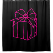 Gewoon kerstCollectie - Cadeau Douchegordijn (Voorkant)