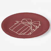 Gewoon kerstCollectie - Cadeau Papieren Bordje (Gekanteld)