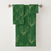 Gewoon kerstCollectie - Holly Bad Handdoek (Insitu)