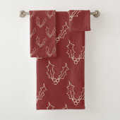 Gewoon kerstCollectie - Holly Bad Handdoek (Insitu)