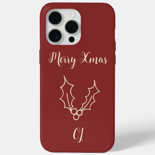 Gewoon kerstCollectie - Holly Case-Mate iPhone Case (Achterkant)