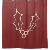 Gewoon kerstCollectie - Holly Douchegordijn (Voorkant)