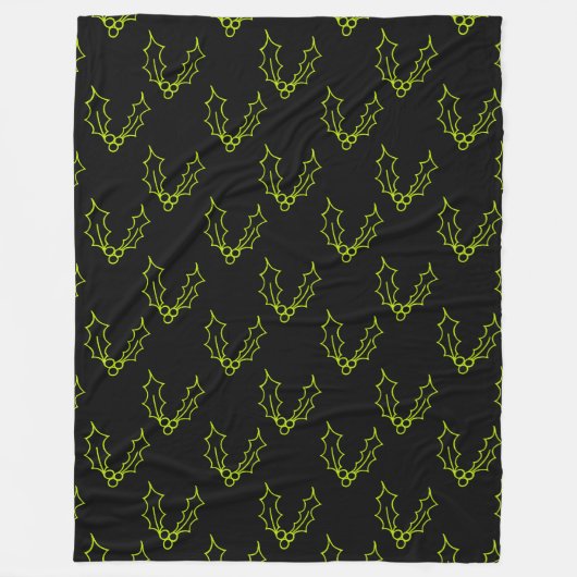 Gewoon kerstCollectie - Holly Fleece Deken (Voorkant)