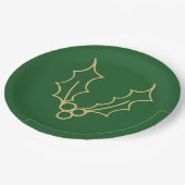 Gewoon kerstCollectie - Holly Papieren Bordje (Gekanteld)