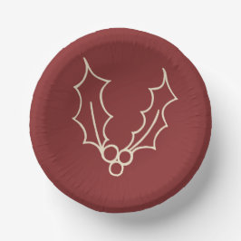 Gewoon kerstCollectie - Holly Papieren Kommen