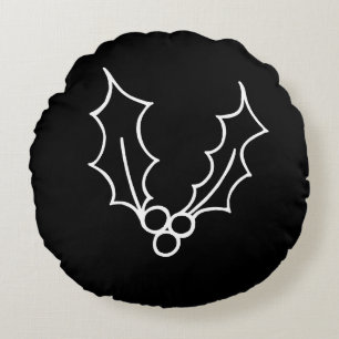 Gewoon kerstCollectie - Holly Rond Kussen