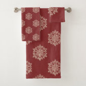Gewoon kerstCollectie - Snowflake Bad Handdoek (Insitu)