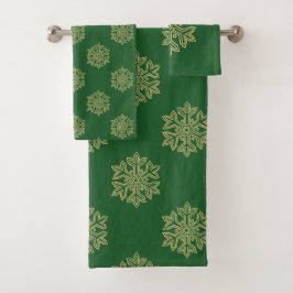 Gewoon kerstCollectie - Snowflake Bad Handdoek