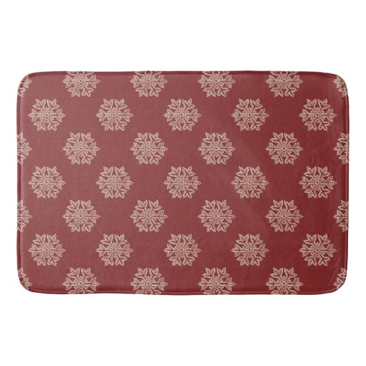 Gewoon kerstCollectie - Snowflake Badmat (Voorkant)