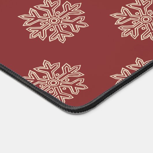 Gewoon kerstCollectie - Snowflake Bureaumat (Hoek)