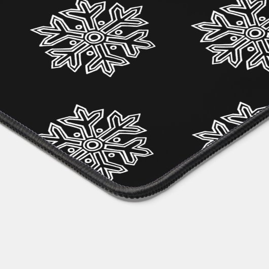 Gewoon kerstCollectie - Snowflake Bureaumat (Hoek)