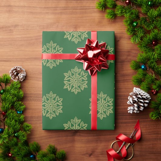 Gewoon kerstCollectie - Snowflake Cadeaupapier (Feestdagen Geschenken)