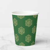 Gewoon kerstCollectie - Snowflake Papieren Bekers (Achterkant)