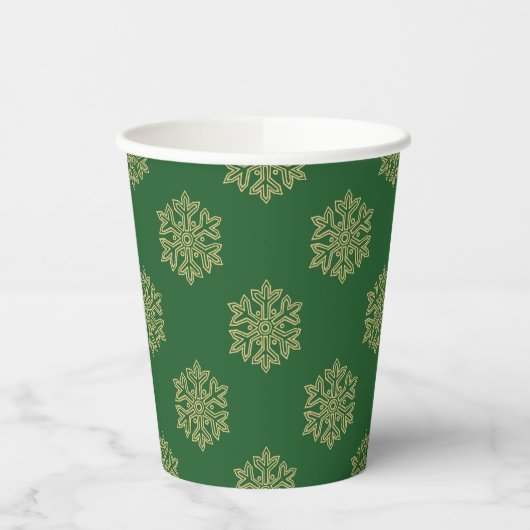 Gewoon kerstCollectie - Snowflake Papieren Bekers (Links)