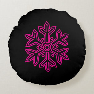 Gewoon kerstCollectie - Snowflake Rond Kussen