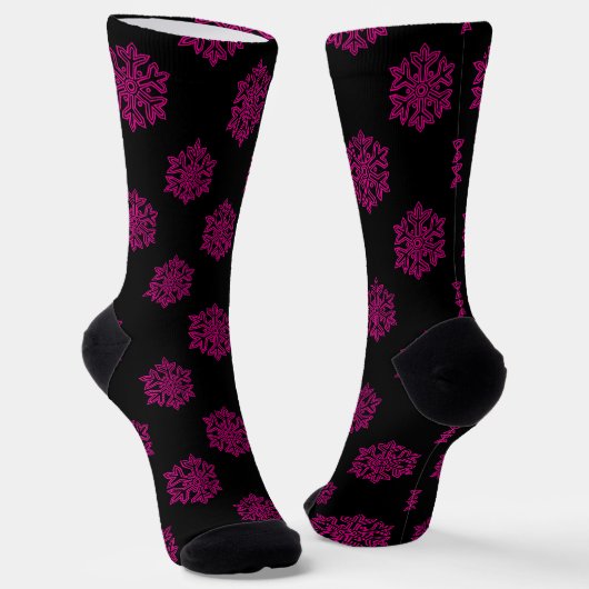 Gewoon kerstCollectie - Snowflake Sokken (Gebogen)