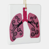 Gewoon kerstversiering doorbreken keramisch ornament (Rechts)