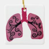 Gewoon kerstversiering doorbreken keramisch ornament (Voorkant)