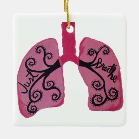 Gewoon kerstversiering doorbreken keramisch ornament (Voorkant)