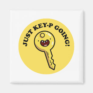 Gewoon Key-P Going Grappig Schattige Pun Magnet