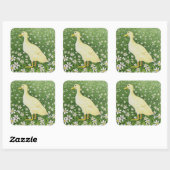 Gewoon kijken vierkante sticker (Vel)