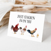 Gewoon kip op je af kaart