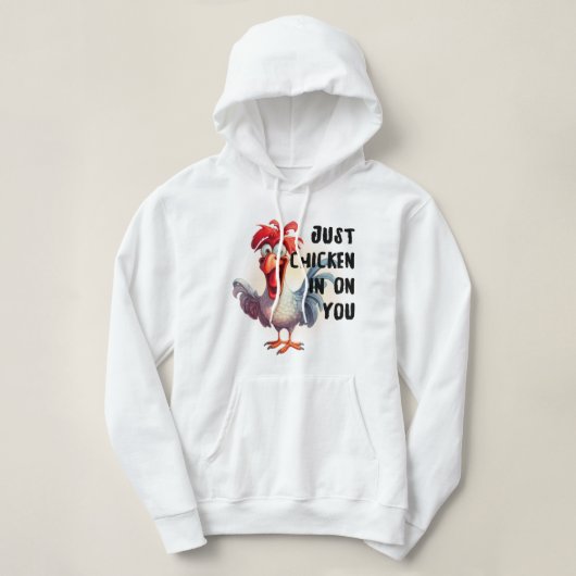 Gewoon kip op je hoodie (Design voorkant)